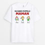 0956AFR1 Cadeau Personnalise T shirt Bande Maman Mamie