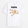 0958AFR1 Cadeau Personnalise T shirt Papa Papy