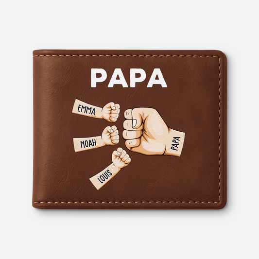 0958JFR1 portefeuille cuir personnalise bosses de poing de papa 0958j5h7b