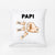 Bosse De Poing De Papy Avec Couleurs - Cadeau Personnalisé | Coussin Pour Papy