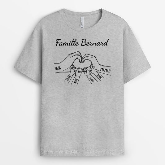 0966AFR2 Cadeau Personnalise T shirt Famille Papa Papy Maman Mamie_aa7f984e 6712 4ff1 bade 78f00f9640c9