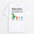 Papasaurus Papisaurus - Cadeau Personnalisé | T-shirt pour Papa Papi