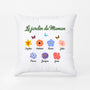 0971PFR1 Cadeau Personnalise Coussin Jardin Mamie Maman