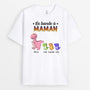 0975AFR1 Cadeau Personnalise T shirt Bande Saurus Mamie Maman