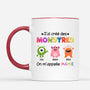 0978MFR2 Cadeau Personnalise Mug Monstres Mamie Maman