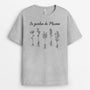 0985AFR1 Cadeau Personnalise T shirt Jardin Maman Mamie