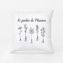 0985PFR2 Cadeau Personnalise Coussin Jardin Maman Mamie