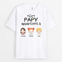 0989AFR1 Cadeau Personnalise T shirt Papy Papa