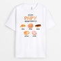 0992AFR2 Cadeau Personnalise T shirt Papy Papa