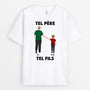 0993AFR1 Cadeau Personnalise T shirt Papa Papy