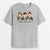 Papa Papy Style Militaire - Cadeau Personnalisé | T-shirt pour Papa Papy