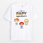 1003AFR2 Cadeau Personnalise T shirt Papa Papi