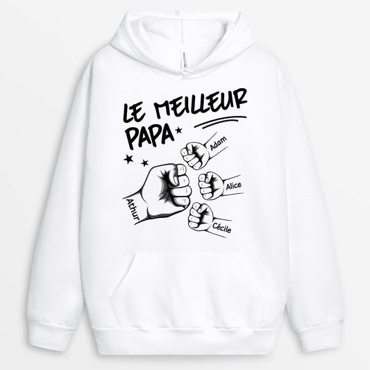 1006AFR1 Cadeau Personnalise T shirt Poing Papy Papa_226122fe 0da2 4aaa 95c9 6d38ff8fc4bc