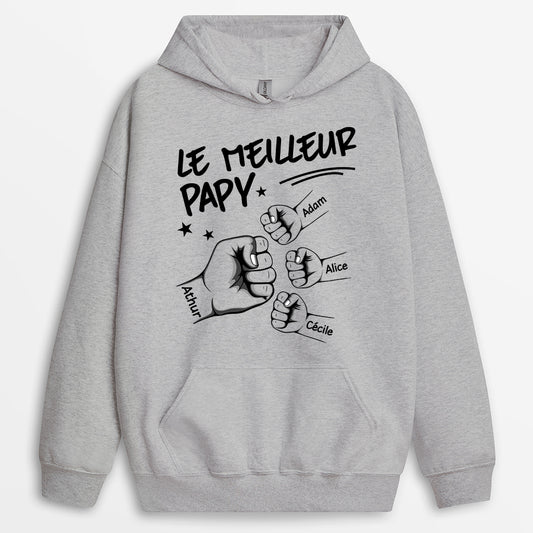 1006AFR2 Cadeau Personnalise T shirt Poing Papy Papa_13daad17 2e53 4056 908b 174ad1cd16b5