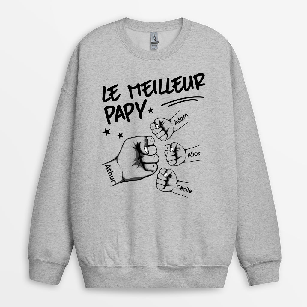 1006AFR2 Cadeau Personnalise T shirt Poing Papy Papa_89690ff0 d8d7 4e0d a8f8 e39aaf6a5106