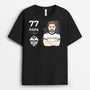 1009AFR1 Cadeau Personnalise T shirt Footballeur Papy Papa