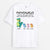 Papasaurus Papisaurus - Cadeau Personnalisé | T-shirt pour Papa Papi