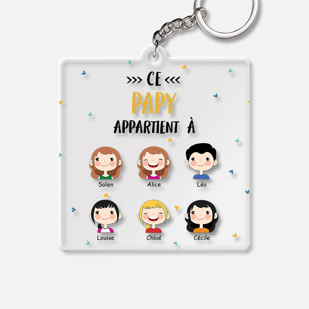 1014KFR1 Cadeau Personnalise Porte Cles Kinder Enkel Papa Papi1003AFR1 Cadeau Personnalise T shirt Maman Mamie