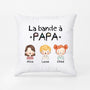 1017PFR1 Cadeau Personnalise Coussin Bande Papa Papi