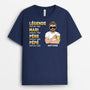 1024AFR2 Cadeau Personnalise T shirt Papa Papi