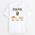 Papa Papy - Cadeau Personnalisé | T-shirt pour Papa Papi