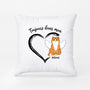 1034PFR1 Cadeau Personnalise Coussin Dans Mon Coeur Amoureux des chats