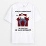 1039AFR1 Cadeau Personnalise T shirt Retraite Papa Papi