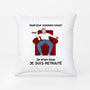 1039PFR1 Cadeau Personnalise Coussin Retraite Papa Papi