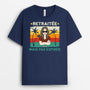 1045AFR2 Cadeau Personnalise T shirt Retraite Expire Mamie Maman