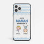1203FFR1 Cadeau Personnalise Coque Telephone Maman Appartient Mere