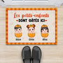 1226DFR2 Cadeau Personnalise Paillasson Petits Enfants Gates Grands parents