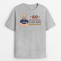 1239AFR2 t shirt 60 officiellement un vieil homme grincheux personnalise