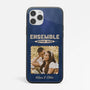 1274FFR1 coque de telephone iphone 12 ensemble depuis avec photo personnalisee
