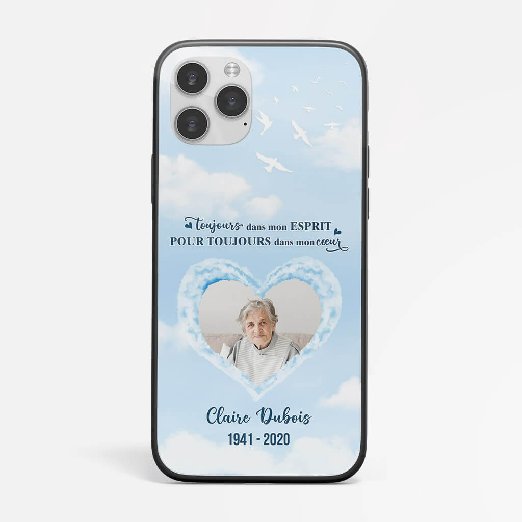 Toujours Dans Mon Esprit Toujours Dans Mon Cœur - Cadeau Personnalisé | Coque de Téléphone pour Famille