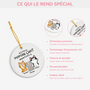 1295OFR4 ornement ceramique personnalise avec chat mignon cette maman appartient a 1295o