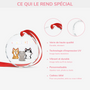 1295OFR4 ornement en verre personnalise avec chat mignon cette maman appartient a 1295o