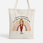 1297BFR1 tote bag il faut un grand coeur pour faconner les petits esprits personnalise