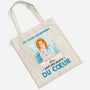 1300BFR2 tote bag les soins infirmiers sont une oeuvre du coeur personnalise