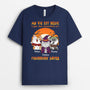 1303AFR2 t shirt ma vie est regie par un monstre a fourrure gate personnalise