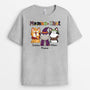 1311AFR2 t shirt maman chat mimi motif halloween personnalise