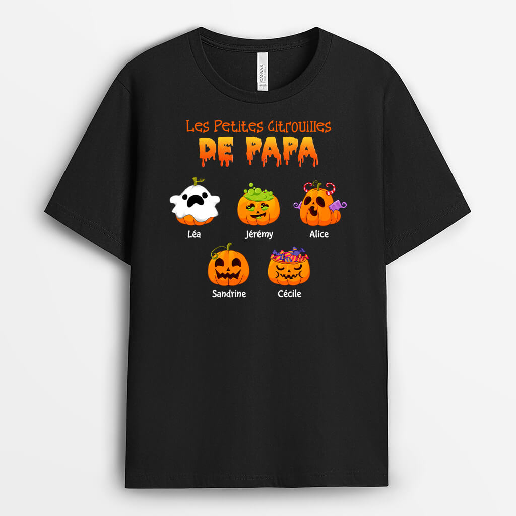 La Petite Citrouille De Papa - Cadeau Personnalisé | T-shirt pour Papa