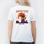 1322AFR2 t shirt maman chien halloween personnalise