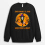 1331WFR1 sweatshirt infirmiere le jour sorciere la nuit personnalise