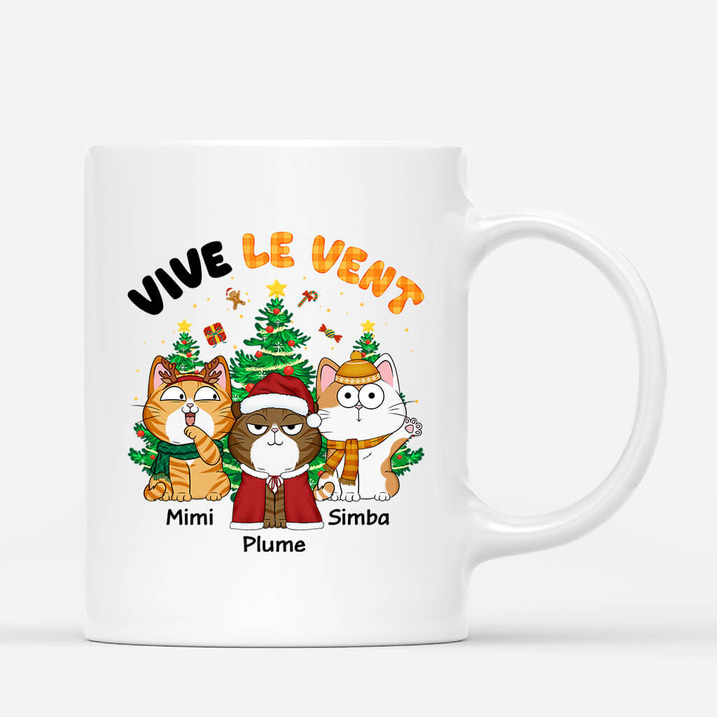 Vive Le Vent - Cadeau Personnalisé | Mug pour Noël