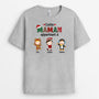 1366AFR2 t shirt cette mamie appartient a version noel personnalise