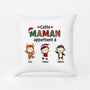1366PFR2 coussin cette mamie appartient a version noel personnalise