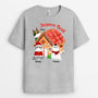 1372AFR2 t shirt joyeux noel maison des chats personnalise