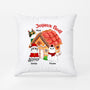 1372PFR2 coussin joyeux noel maison des chats personnalise