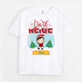 1379AFR1 t shirt quil neige personnalise