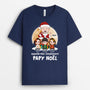 1382AFR2 t shirt appelle moi simplement papa noel personnalise